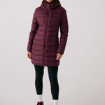 Lolë Claudia Down Jacket in burgundy