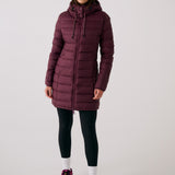 Lolë Claudia Down Jacket in burgundy