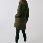 Lolë Claudia Down Jacket in Moss olive green