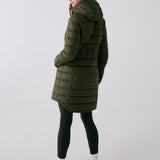 Lolë Claudia Down Jacket in Moss olive green
