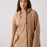 Lolë Lachine Rain Jacket in Dune khaki brown