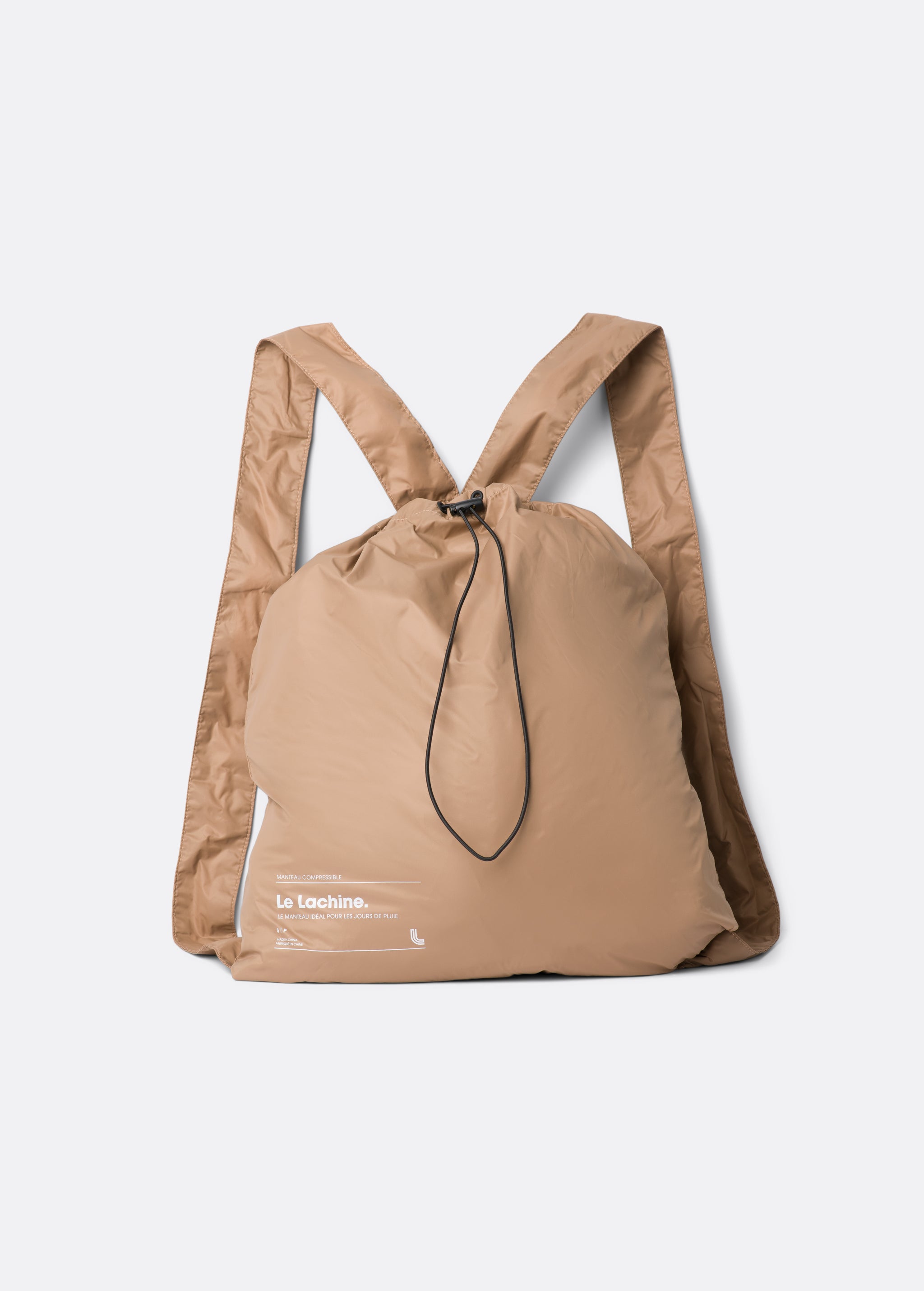 Lolë Lachine Rain Jacket in Dune khaki brown