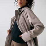 Lolë Lachine Rain Jacket in Pebble taupe