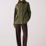 Lolë Lachine Rain Jacket in Moss olive green
