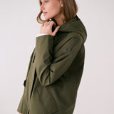 Lolë Lachine Rain Jacket in Moss olive green