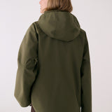 Lolë Lachine Rain Jacket in Moss olive green