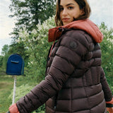 Lolë Emeline Down Jacket in Java dark brown