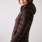 Lolë Emeline Down Jacket in Java dark brown