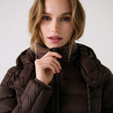 Lolë Emeline Down Jacket in Java dark brown