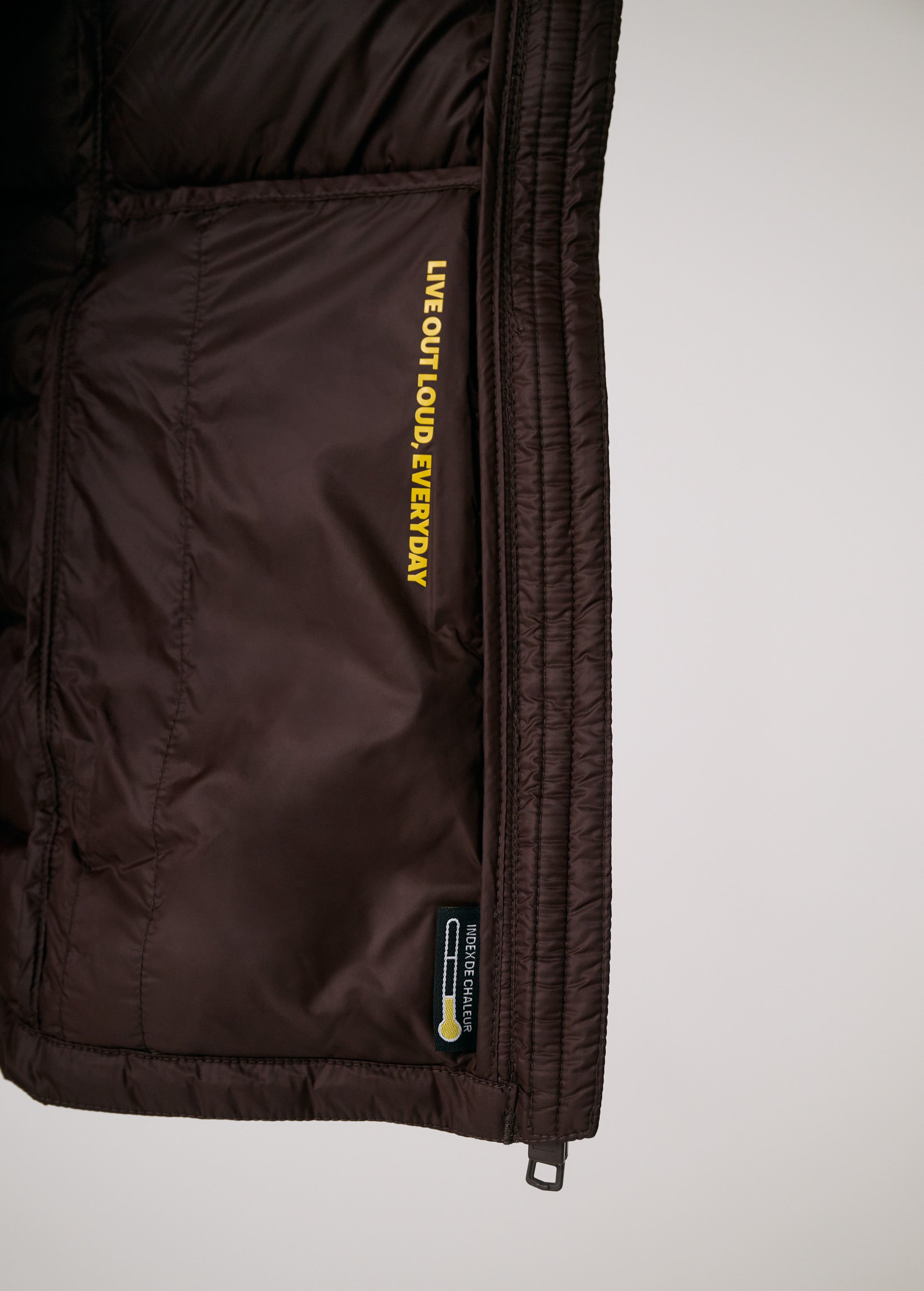 Lolë Emeline Down Jacket in Java dark brown