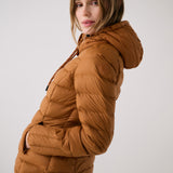 Lolë Emeline Down Jacket in Ginger camel brown