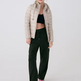 Lolë Emeline Down Jacket in Abalone pale greige