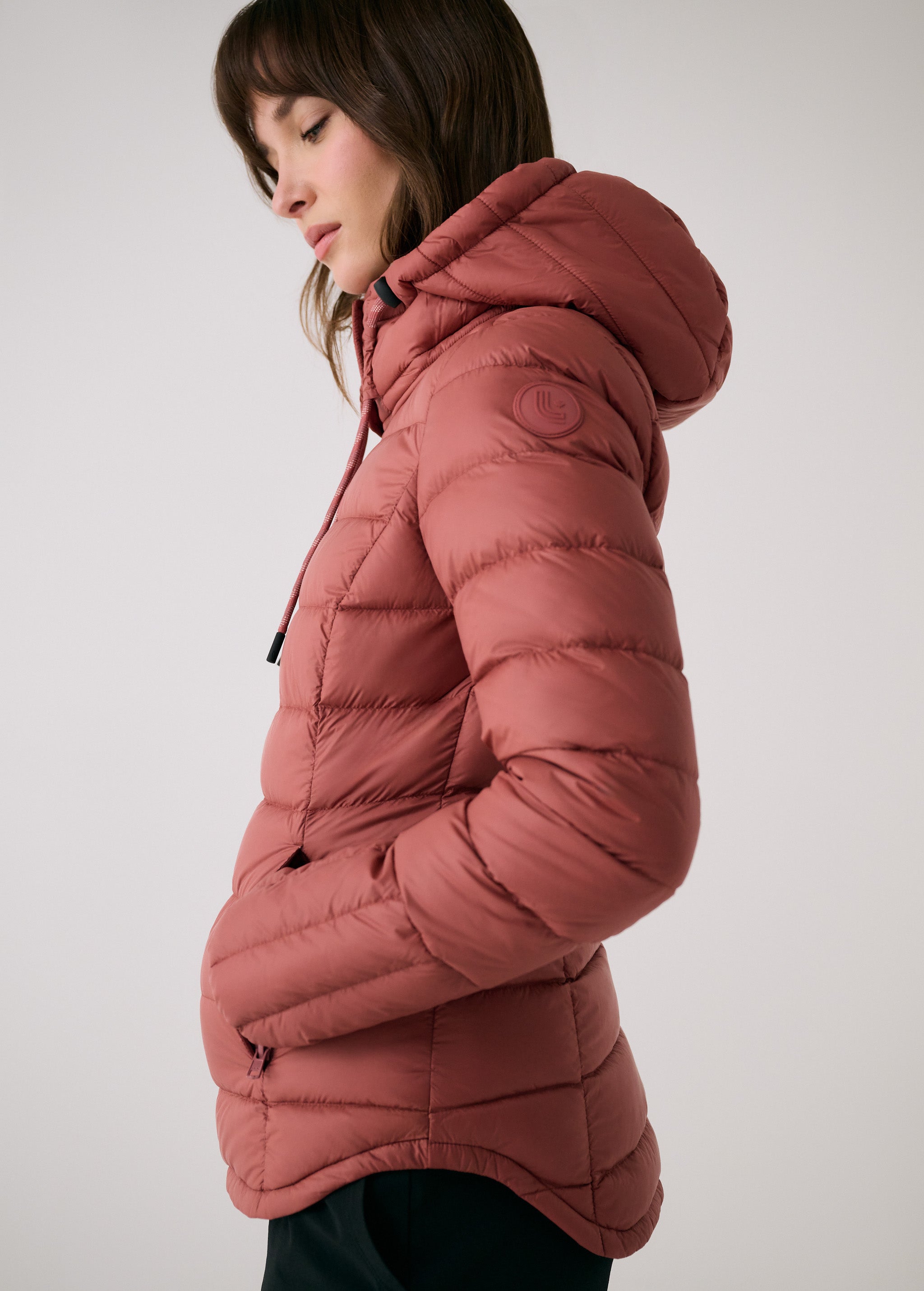 Lolë Emeline Down Jacket in rose