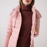 Lolë Emeline Down Jacket in Ballerina blush pink