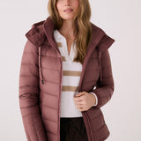 Lolë Emeline Down Jacket in Mauveberry dusty rose