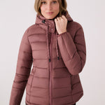 Lolë Emeline Down Jacket in Mauveberry dusty rose
