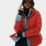 Lolë Emeline Down Jacket in Poppy red