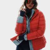 Lolë Emeline Down Jacket in Poppy red