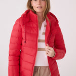 Lolë Emeline Down Jacket in Poppy red