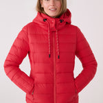 Lolë Emeline Down Jacket in Poppy red