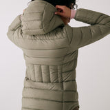 Lolë Emeline Down Jacket in Hazel sage green