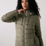 Lolë Emeline Down Jacket in Hazel sage green