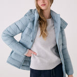 Lolë Emeline Down Jacket in Aquarius light blue