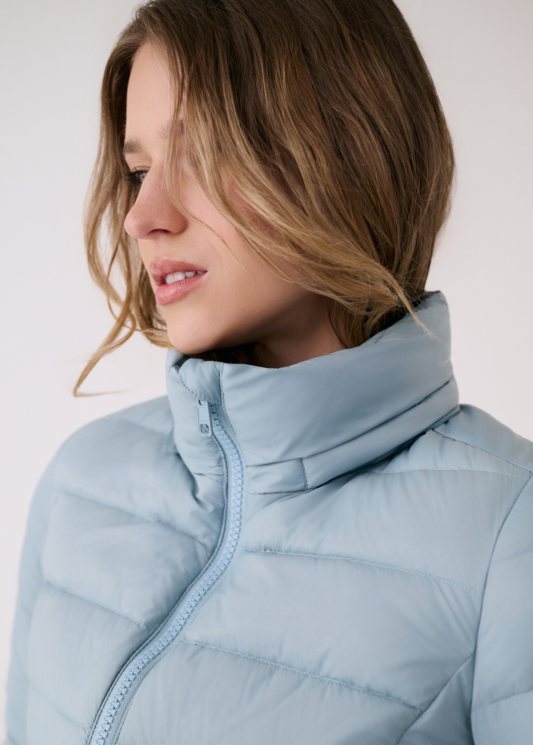 Lolë Emeline Down Jacket in Aquarius light blue