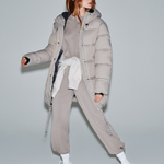 Lolë Modern Puffer Synth Down Jacket in Pebble taupe