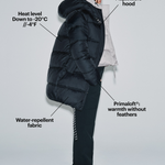 Lolë Modern Puffer Synth Down Jacket in black