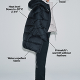 Lolë Modern Puffer Synth Down Jacket in black