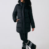 Lolë Modern Puffer Synth Down Jacket in black