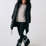 Lolë Modern Puffer Synth Down Jacket in black