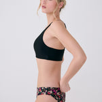 Lolë Caribbean Bottom in black floral print