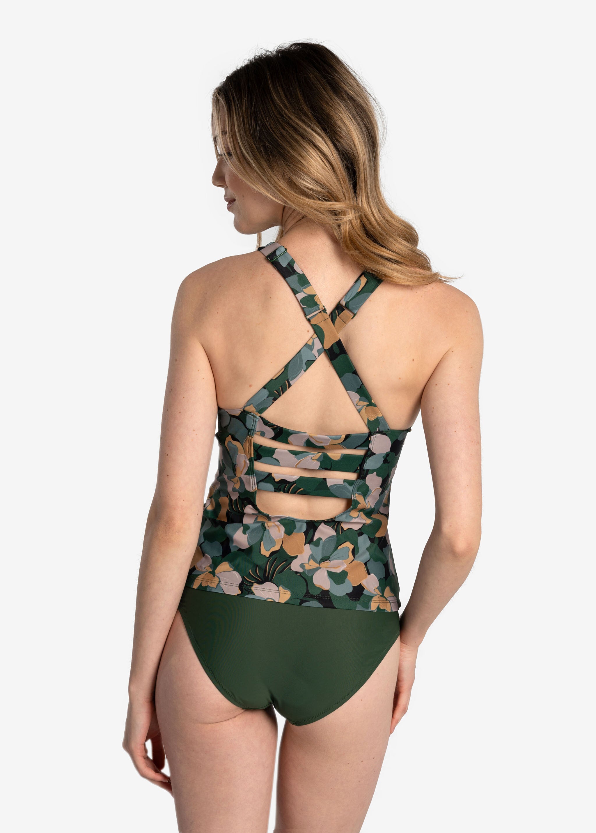 Lolë Caribbean Bottom in Kombu olive green