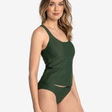 Lolë Caribbean Bottom in Kombu olive green