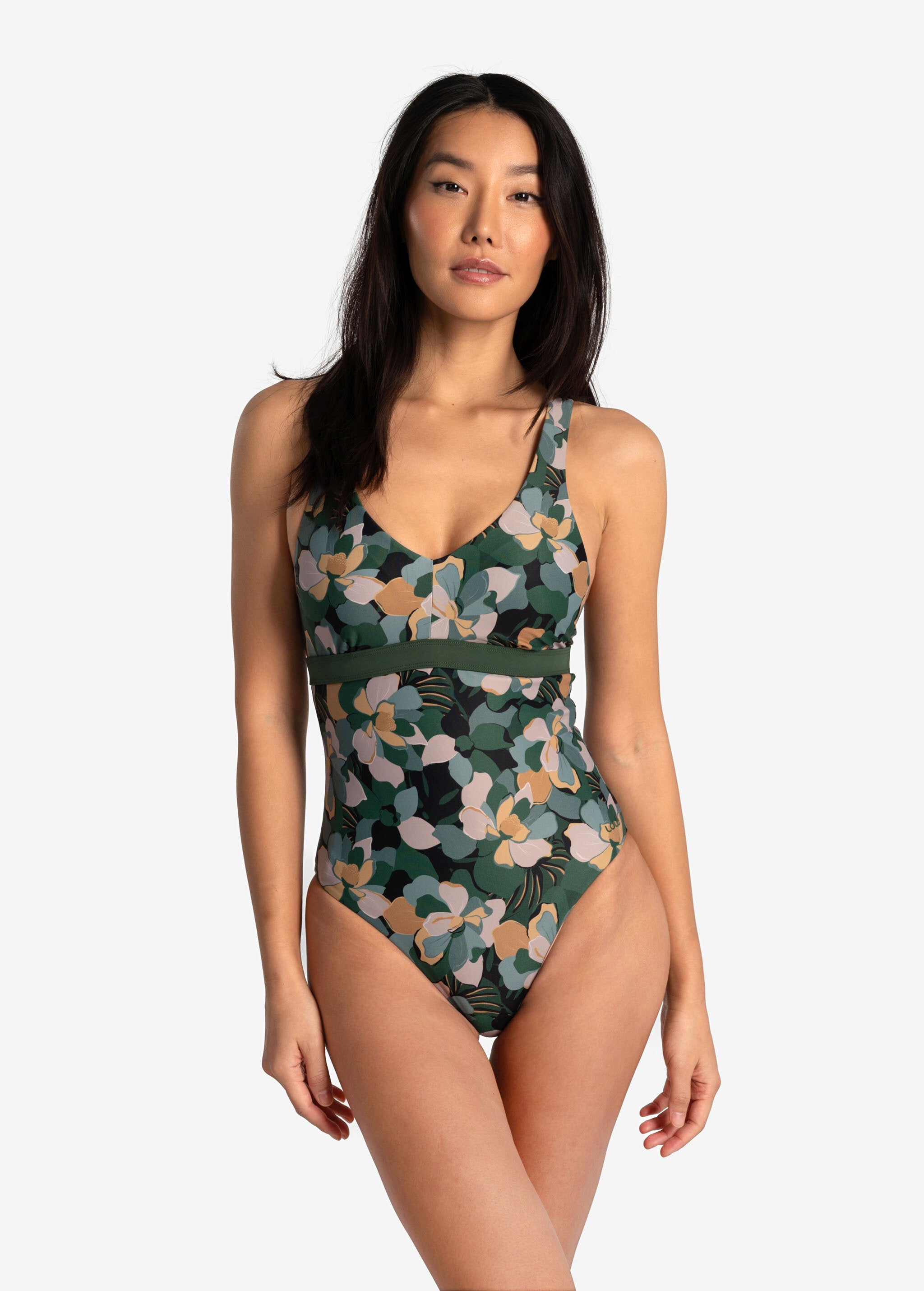 Lolë Playa One-Piece Swimsuit in blue