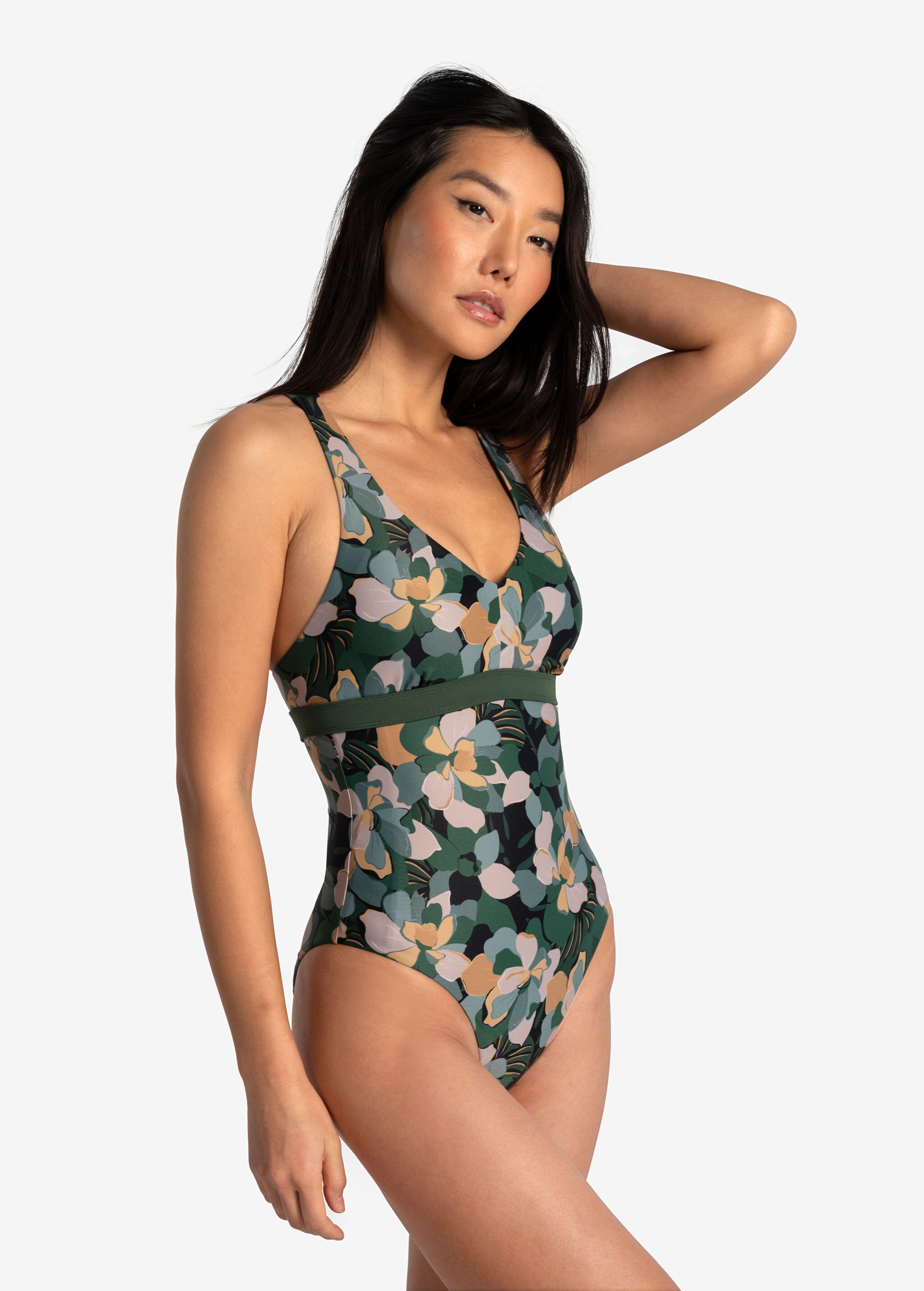 Lolë Playa One-Piece Swimsuit in blue