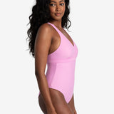 Lolë Playa One-Piece Swimsuit in Crocus pink