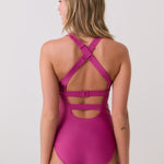 Lolë Playa One-Piece Swimsuit in magenta