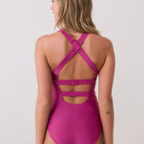 Lolë Playa One-Piece Swimsuit in magenta