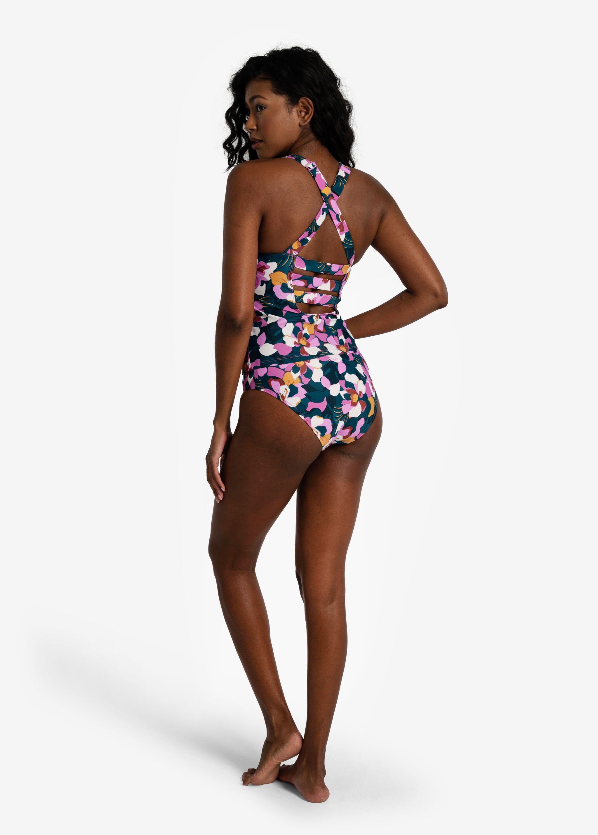 Lolë Ocean Bottom in navy floral print