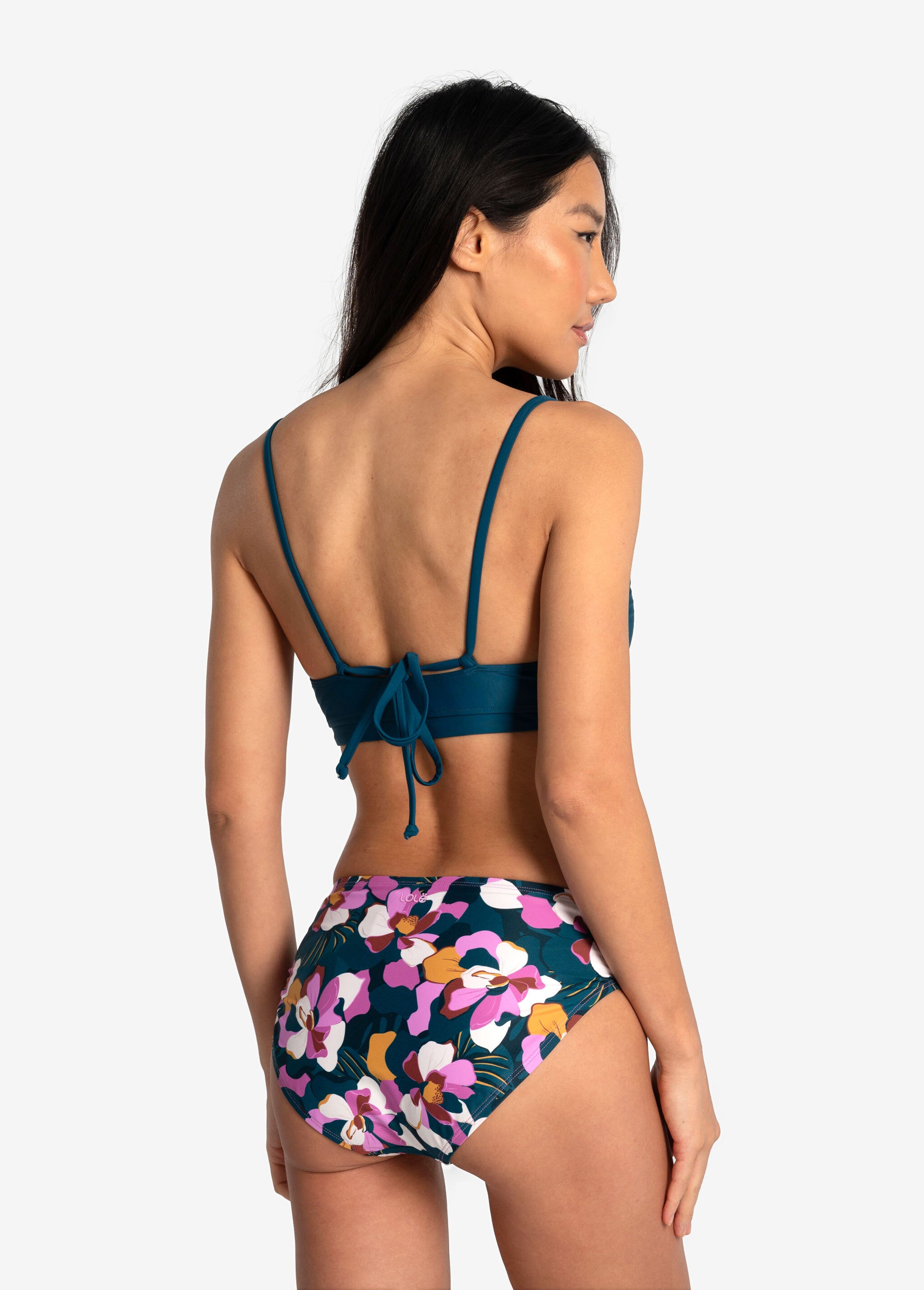 Lolë Ocean Bottom in navy floral print