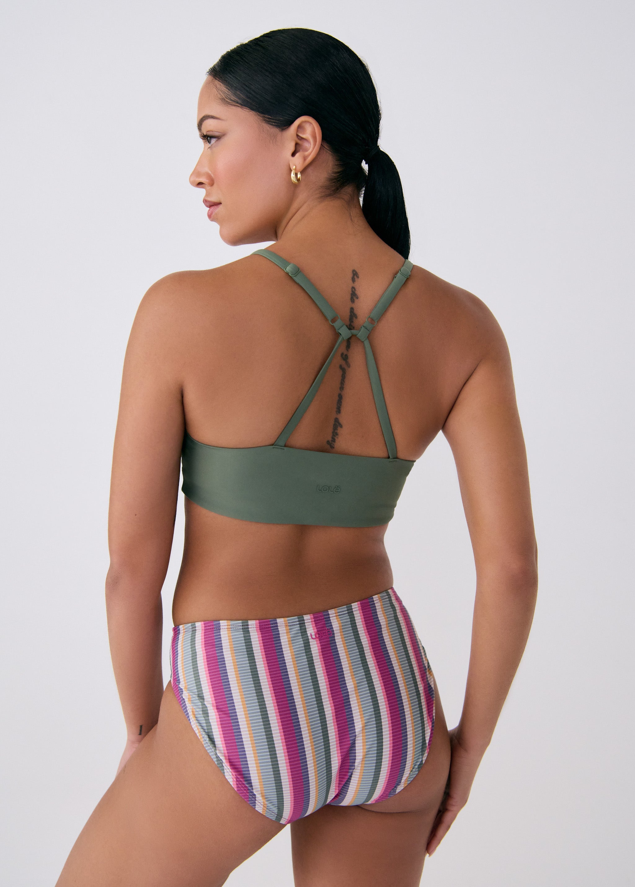 Lolë Ocean Bottom in pastel stripe