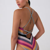 Lolë Eclipse One Piece in multicolour chevron