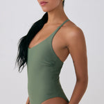 Lolë Eclipse One Piece in Army olive green