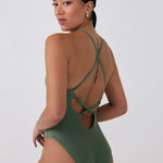 Lolë Eclipse One Piece in Army olive green