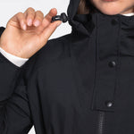 Lolë Piper Oversized Rain Jacket in black — for a more streamlined fit, consider sizing down