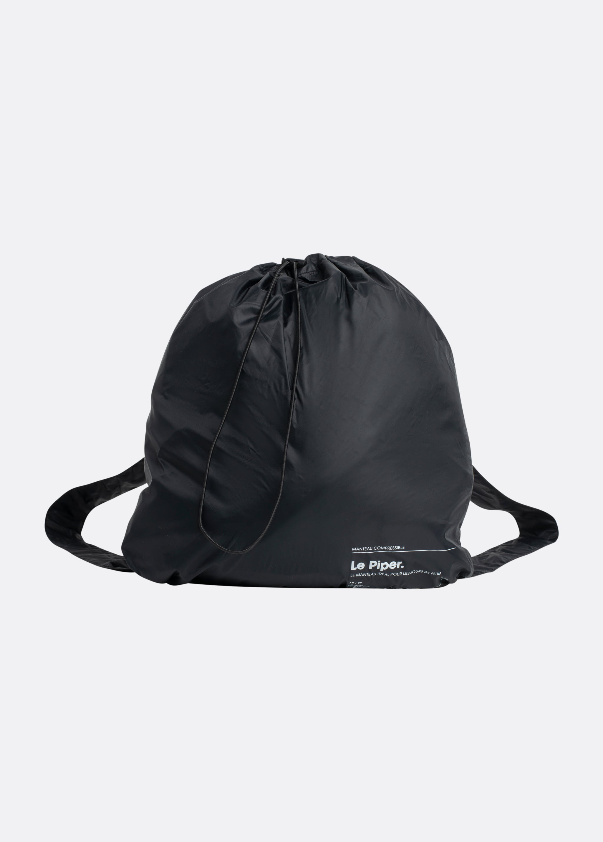 Lolë Piper Oversized Rain Jacket in black — for a more streamlined fit, consider sizing down