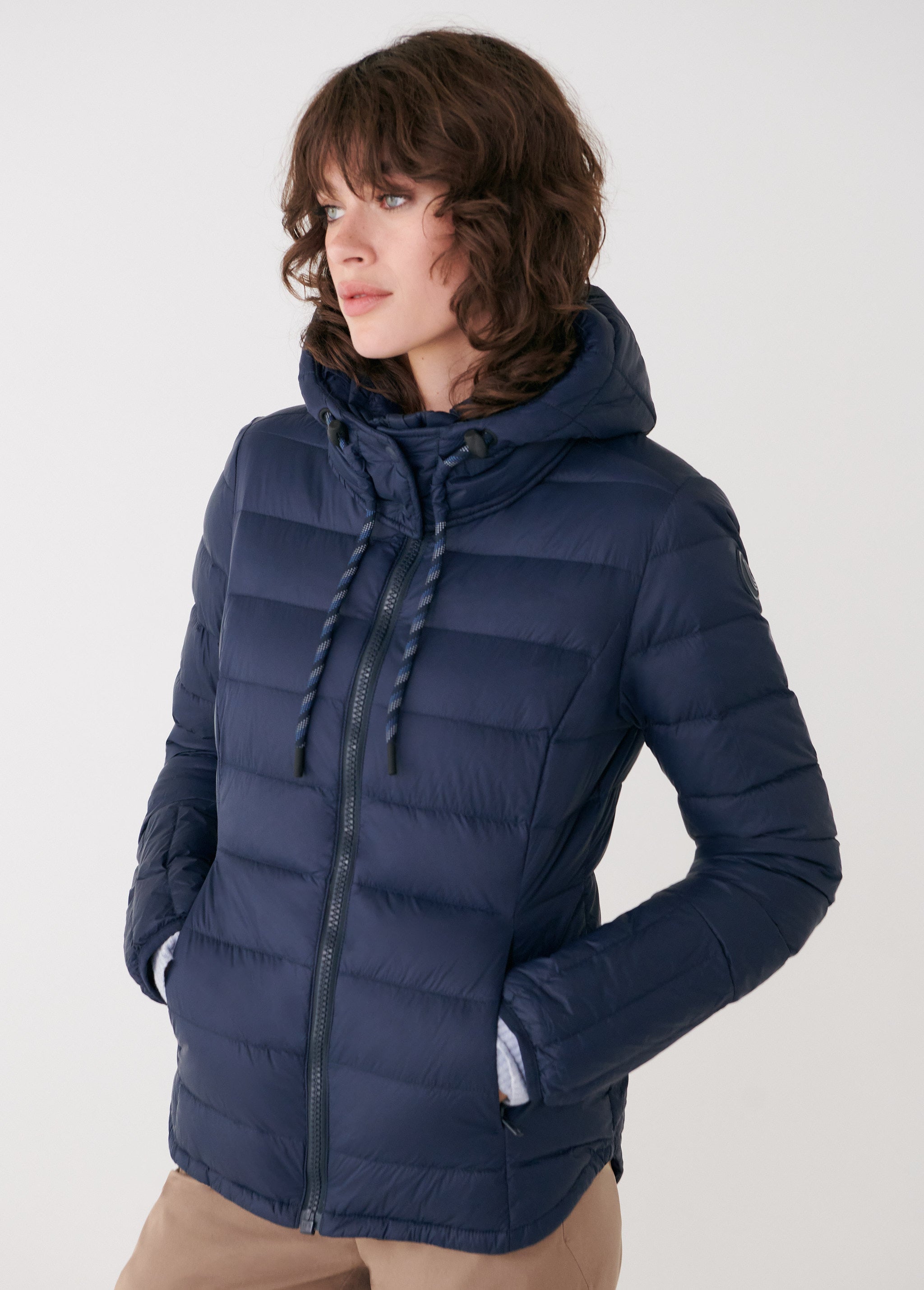 Lolë Emeline Down Jacket in Outerspace navy